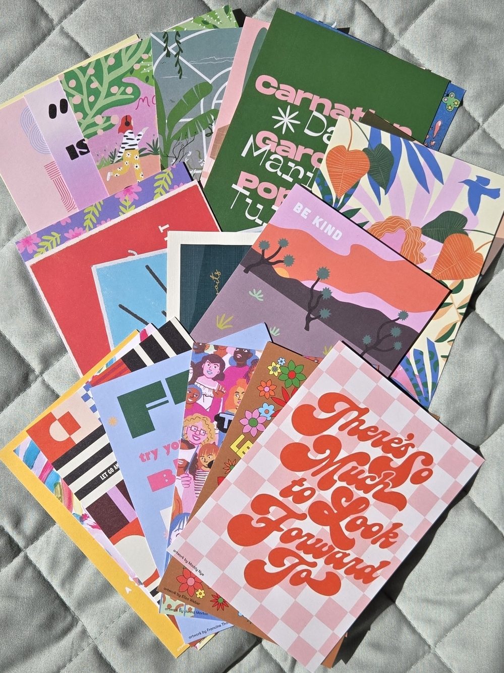ban.do Bright Artist Illustrated  Postcards Pack